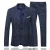 2023 Fashion New Men’s Boutique Business Plaid Slim Suit Trousers 3 Pcs Set / Male Linen Striped Dress Blazers Jacket Pants Vest