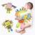 Baby Tags Stuffed Animal Soft Toy Lovey Elephant Plush Bell Toy Built-in Rattles Sensory Toy for Newborn Toddler Infant Gifts