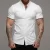 Men’s Summer 2023 Solid Color Business Professional Dress Shirt Floral Cuffs Basic Short Sleeves Black And White Optional