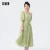Semir Dress Women V-Neck 2023 New Summer Slim Fit Texture Chiffon Dress For Woman