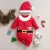 Spring And Autumn Boys And Girls Christmas Style Santa Claus Dress Up Cotton Comfortable Long Sleeve Baby Bodysuit